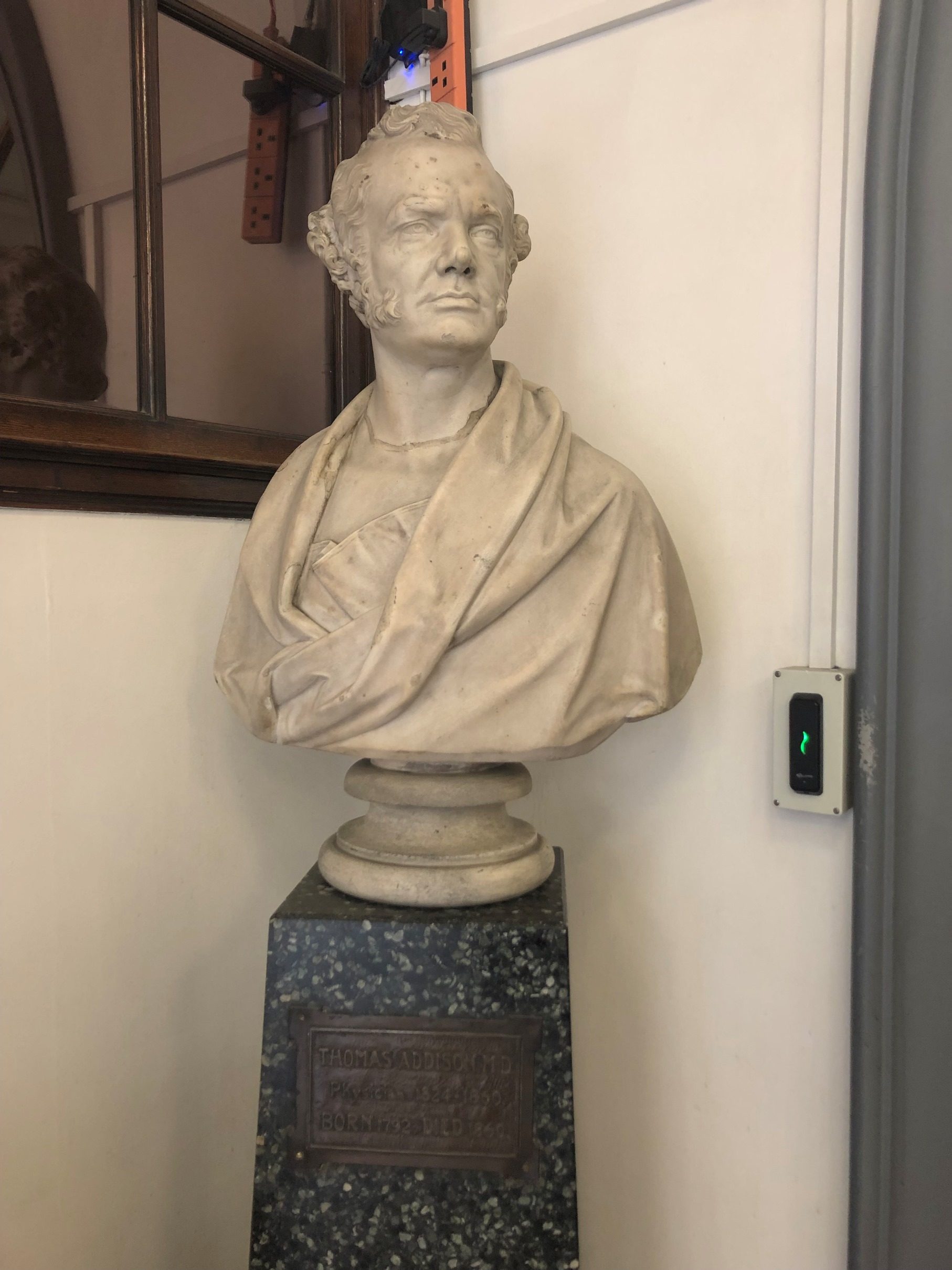Thomas Addison's bust, Guy's Hospital (by Nicoletta Ventrella) - 02.JPG